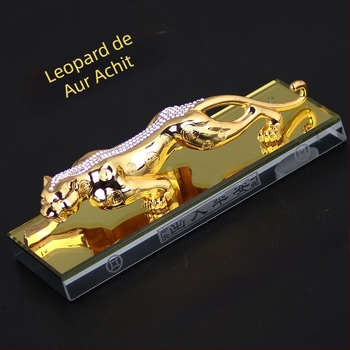 Suport metalic pentru parfum auto, leopard, stil tradițional chinezesc, personalizabil, decor interior