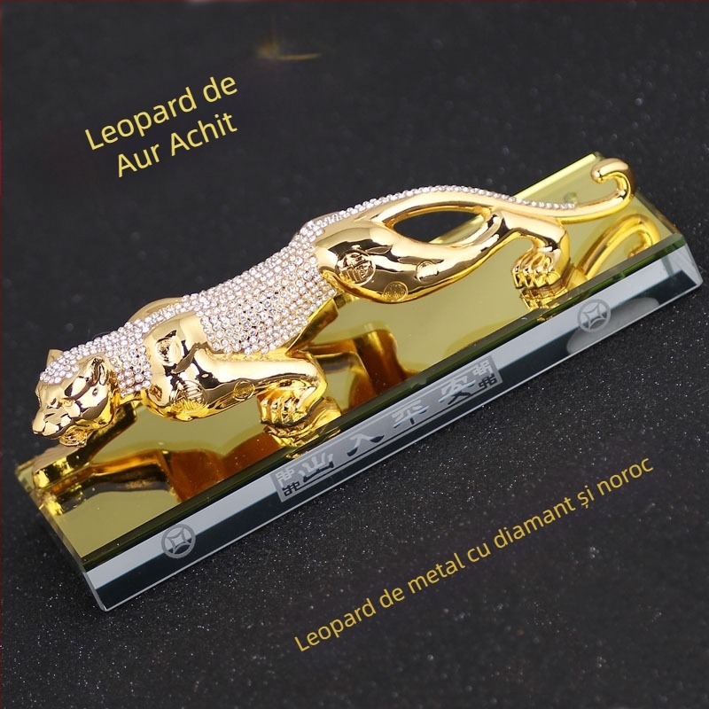Suport metalic pentru parfum auto, leopard, stil tradițional chinezesc, personalizabil, decor interior