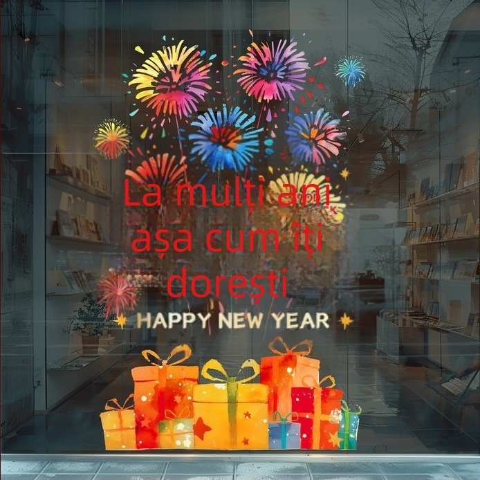 Adeziv electrostatic pentru ferestre – Anul Calului, Brand Development, Ambalaj Opp bag, Grile pentru ferestre