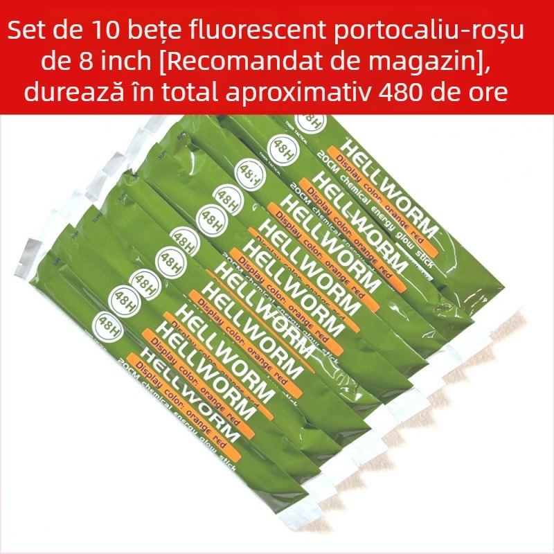Iluminare pentru scufundări - bețișor fluorescent tactic, ultra-strălucitor, marcaj de salvare pentru supraviețuire în aer liber (Origine: China; Brand: Altul; Fără personalizare)