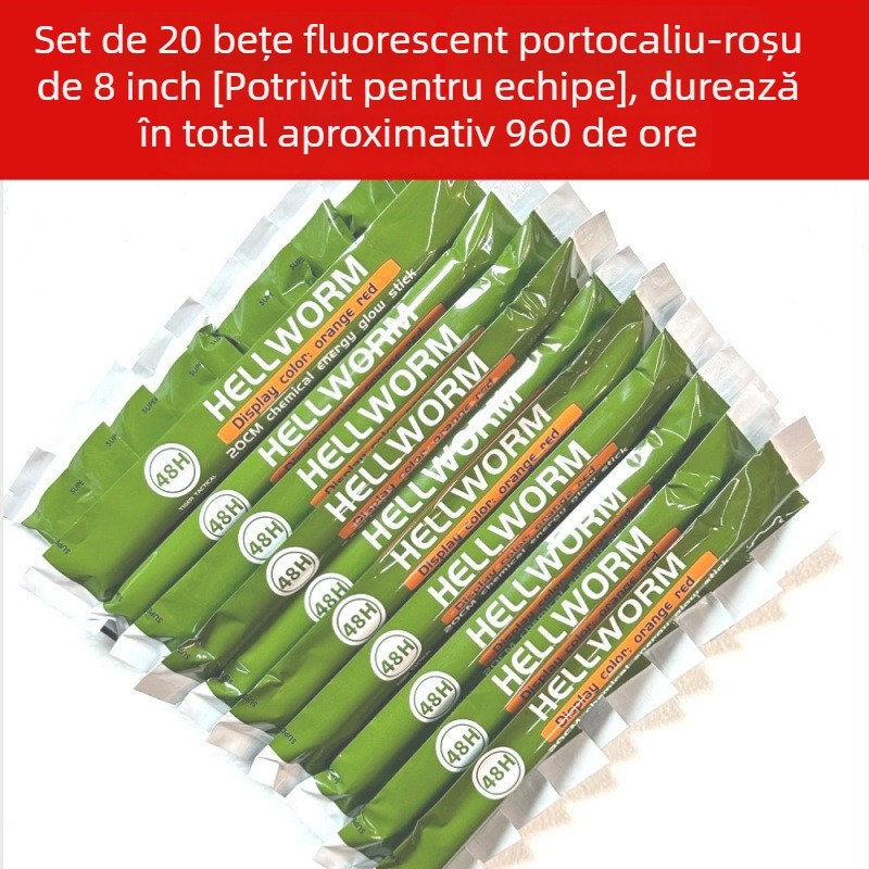 Iluminare pentru scufundări - bețișor fluorescent tactic, ultra-strălucitor, marcaj de salvare pentru supraviețuire în aer liber (Origine: China; Brand: Altul; Fără personalizare)