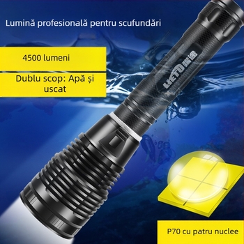 Iluminare pentru scufundări - Aliaj de aluminiu - Marcă Hunting