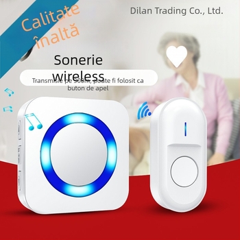 Sonerie pentru ușă cu senzor, reîncărcabilă, 55 de melodii, pentru uz casnic