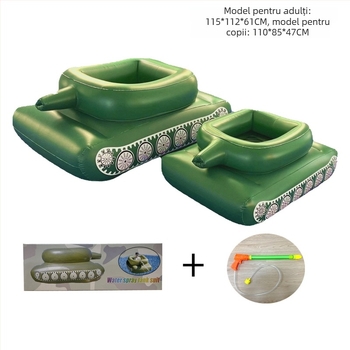 Joc cu tank de apă: luptă cu pistol de apă — Material: PVC ecologic; Brand: HM; Categoria: Altele