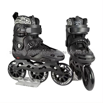 Role de patinaj cu partea superioară din piele de vită, roți PU, talpă TPR – Eagle