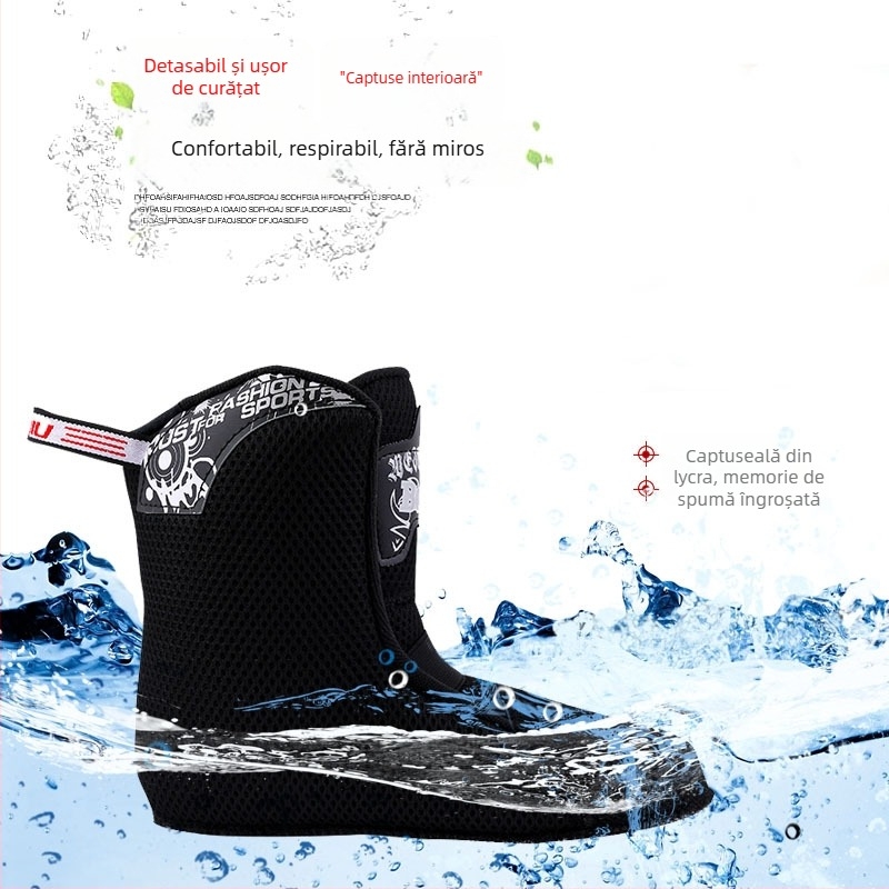 Role skate – unisex, partea superioară PP, roți PU, talpă din aliaj, un singur rând de roți