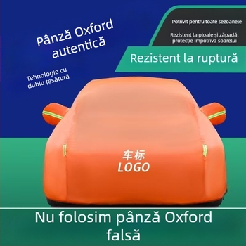 Acoperire pentru mașină, pânză Oxford, protecție solară îngroșată și izolație termică, acoperire completă — Brand Baowu; Material: Pânză Oxford; Procesare personalizată: Da; Compatibil cu toate modelele de mașină