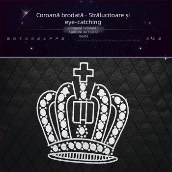 Set accesorii interioare auto cu pernă lombară, husă pentru maneta de viteză și protecție pentru umăr — Jinhuangda, material piele, personalizabil, potrivit cadourilor