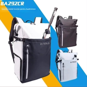Geantă pentru badminton/tenis, stil rucsac, din Oxford, impermeabilă, cu imprimare a logo-ului, pentru adulți