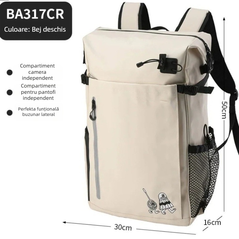 Geantă pentru badminton/tenis, stil rucsac, din Oxford, impermeabilă, cu imprimare a logo-ului, pentru adulți