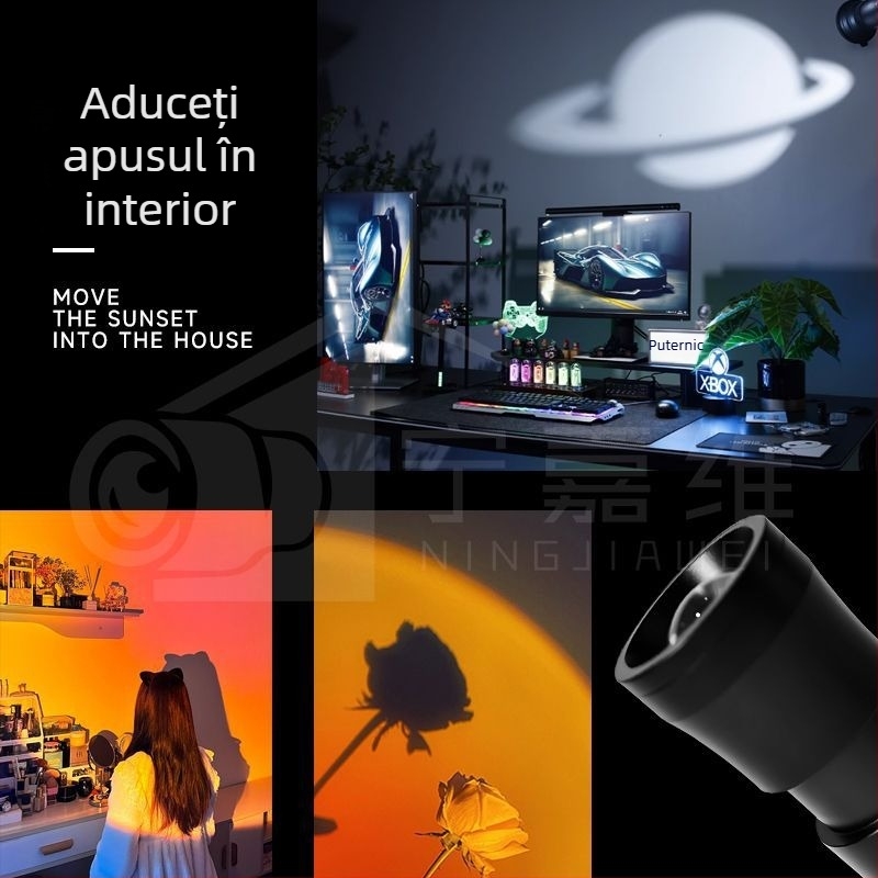 Ning Jiawei Lumină de umplere pentru fotografie ZY-10, 10W, reglabilă, montaj vertical, pentru streaming live și portrete