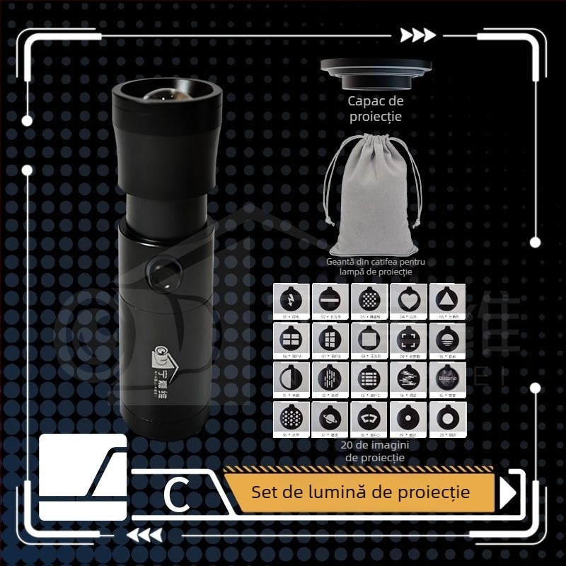 Ning Jiawei Lumină de umplere pentru fotografie ZY-10, 10W, reglabilă, montaj vertical, pentru streaming live și portrete