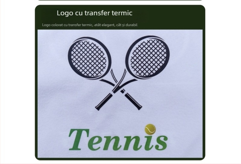 Geantă pentru rachete de tenis cu șnur de închidere și curea de umăr, capacitate mare, imprimeu