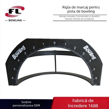 Marcator pentru mingea de bowling, corp din plastic FL, rază 27 cm, înălțime 13,5 cm