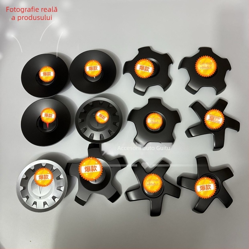 Capac jantă Tesla pentru Model 3, Model Y, Model X și Model S — plastic, design cu cinci cleme