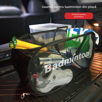 Geantă Yinci pentru badminton/tenis cu 4 compartimente, plasă respirabilă și pliabilă, AL1010732230