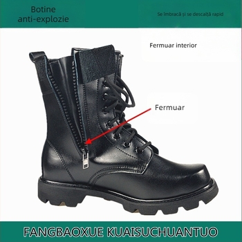 Dedicated cizme impermeabile pentru exterior, unisex, adulți, stil militar