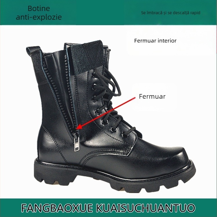 Dedicated cizme impermeabile pentru exterior, unisex, adulți, stil militar