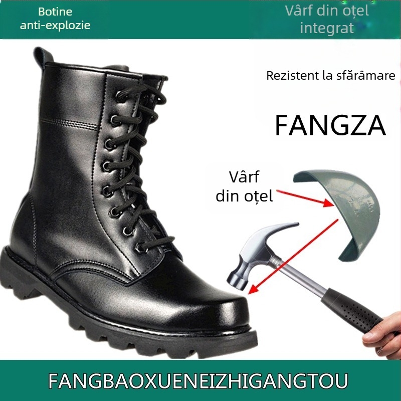 Dedicated cizme impermeabile pentru exterior, unisex, adulți, stil militar