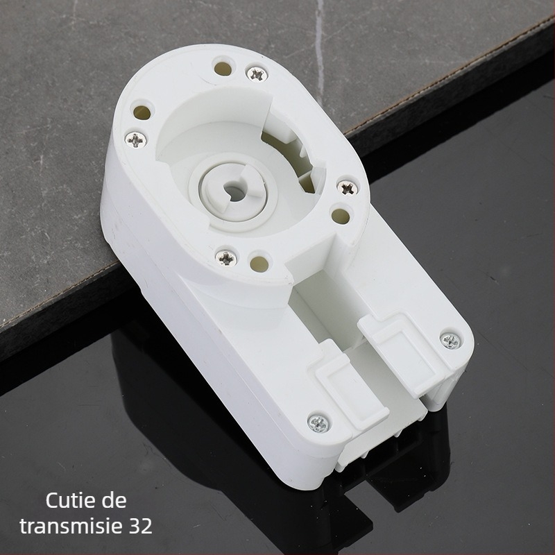 Accesorii pentru șinele electrice ale perdelelor – roată de suspensie, construcție din plastic, componente metal-plastic, compatibile cu tipul de suspensie, stil modern minimalist