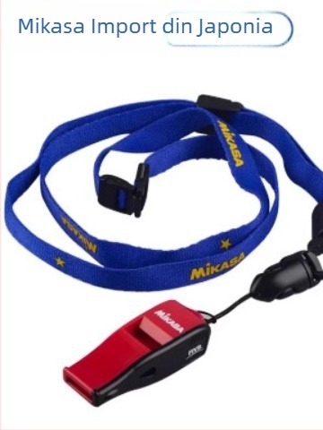 Fluier Mikasa – Fluier de arbitru din poliester pentru fotbal, baschet și volei (Cutie: 100)
