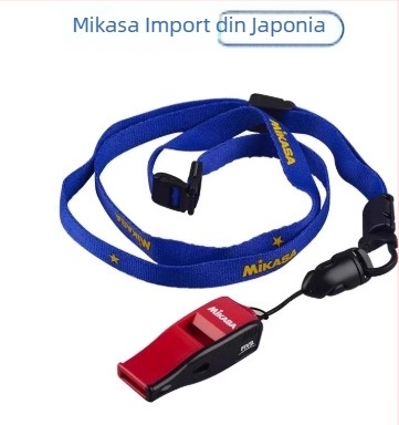 Fluier Mikasa – Fluier de arbitru din poliester pentru fotbal, baschet și volei (Cutie: 100)