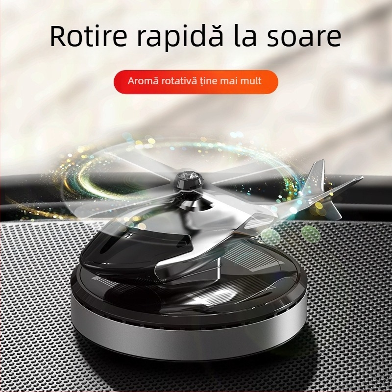 Suport parfum pentru scaun auto, din aliaj de aluminiu cu acoperire ABS; 400 g; 3 ani durată de valabilitate; parfum cu note de iarbă verde și lemn; aromaterapie decorativă.