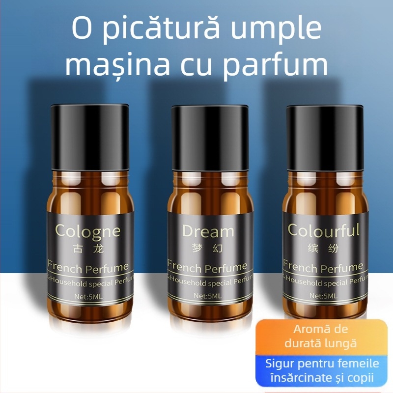 Suport parfum pentru scaun auto, din aliaj de aluminiu cu acoperire ABS; 400 g; 3 ani durată de valabilitate; parfum cu note de iarbă verde și lemn; aromaterapie decorativă.