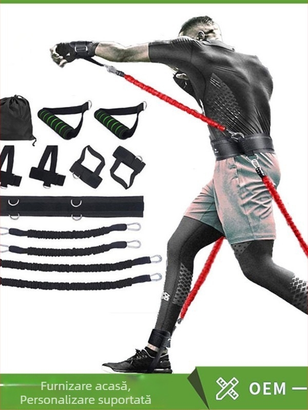 Hongyu bandă de rezistență – șnur de tracțiune, TPE/latex; antrenament de box, sărituri și agilitate pentru baschet; menținerea formei