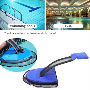 Plasă de evadare a animalelor pentru piscină - nylon, utilizare în exterior, dimensiune unică