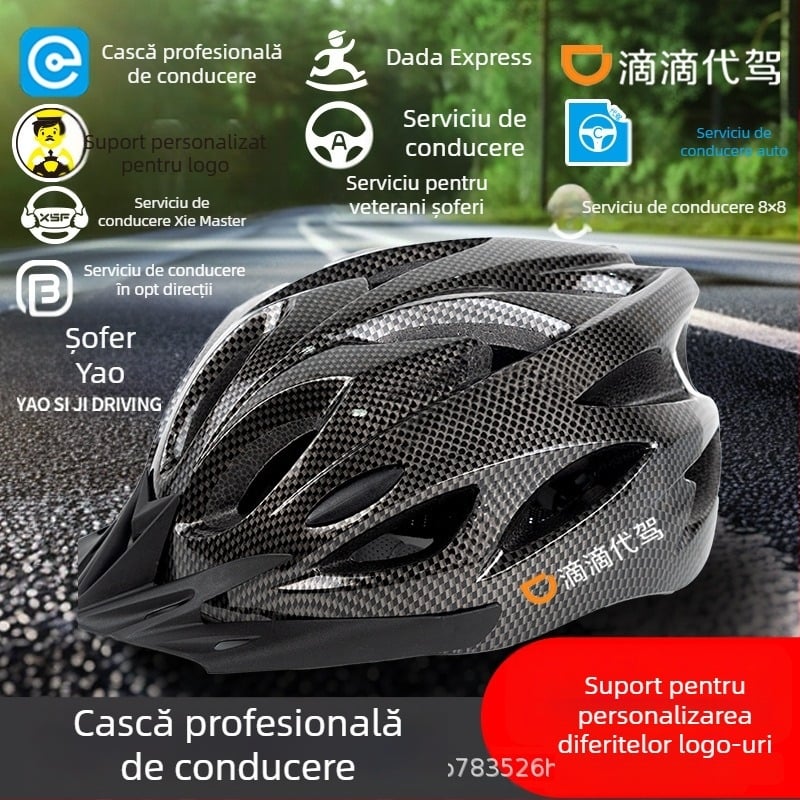 Cască de ciclism, unisex pentru adulți, construcție integrată prin turnare, material EPU anti-șoc, imprimare logo