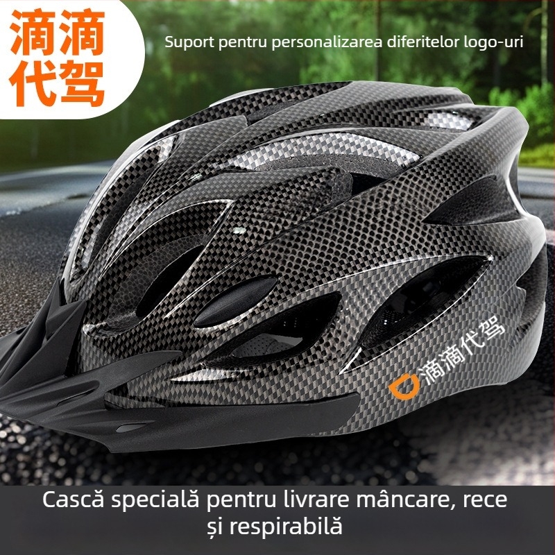 Cască de ciclism, unisex pentru adulți, construcție integrată prin turnare, material EPU anti-șoc, imprimare logo
