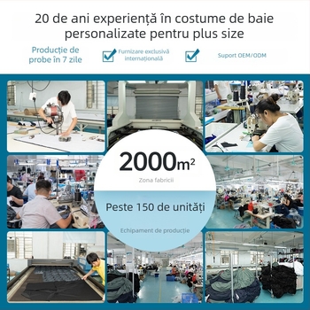 Apaya costum de baie întreg cu fustă – imprimeu, talie înaltă, fără suport metalic, fără mâneci, nylon 80%, căptușeală poliester 20%