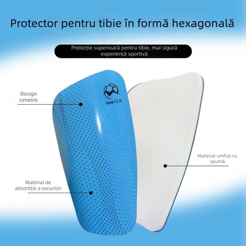 Protecție tibie fotbal – protecție din PU, Model MK-885-9, Brand Mai Ka, Echipament de protecție pentru antrenamente și meciuri