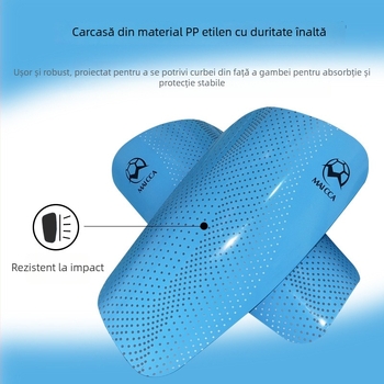 Protecție tibie fotbal – protecție din PU, Model MK-885-9, Brand Mai Ka, Echipament de protecție pentru antrenamente și meciuri