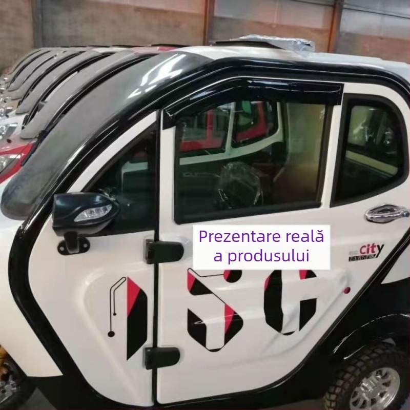 Sprânceană de ploaie universală pentru vehicule, cauciuc, montaj cu adeziv, pachet 2