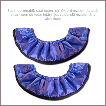 Protecții pentru lama patinajului artistic – partea superioară și talpa din poliester, compatibile cu lame din orice material, căptușeală Oxford flanelă