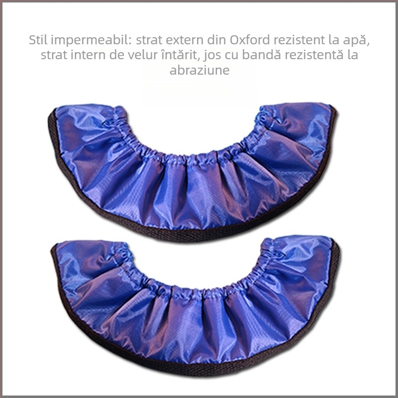 Protecții pentru lama patinajului artistic – partea superioară și talpa din poliester, compatibile cu lame din orice material, căptușeală Oxford flanelă