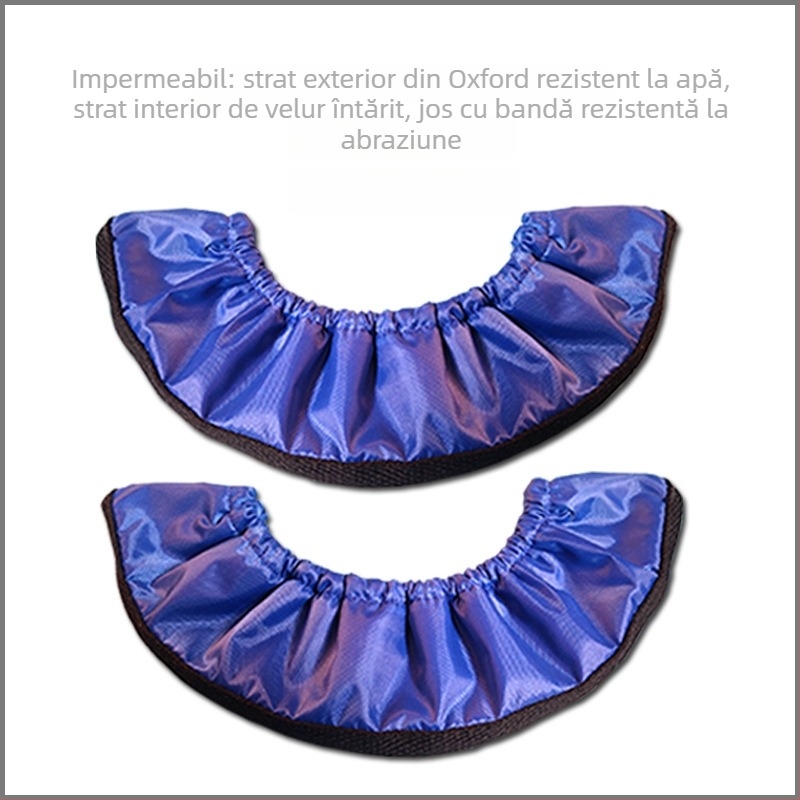 Protecții pentru lama patinajului artistic – partea superioară și talpa din poliester, compatibile cu lame din orice material, căptușeală Oxford flanelă
