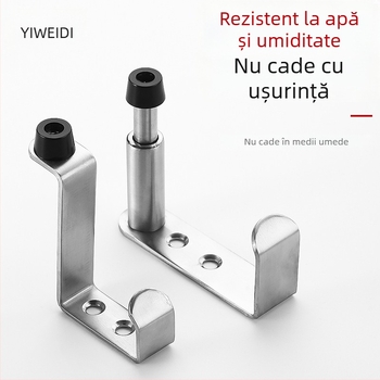 Cuier pentru compartimentul de toaletă publică, oțel inoxidabil 304, model 304, finisaj tras prin sârmă, stil modern minimalist