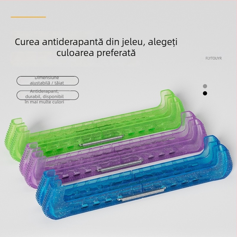 Capace Stepper pentru lame de patine de figuri - Protectoare dure pentru lame, Lungimea lamei 30 mm, Carcasă din plastic, Material lamă ecologic