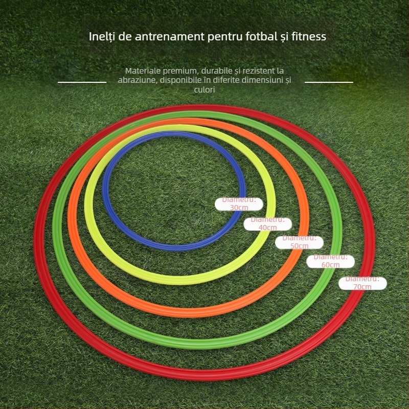 Inel agilitate NAILI – Material PP; Accesorii de antrenament; Sport: fotbal; Potrivit pentru fotbal și volei cu picioarele