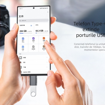 Adaptor Type-C la USB 3.2 (feminin) – 10Gbps, Carcasă din aliaj de zinc, Compatibil USB 3.0/2.0, Model SBT-158, Brand nobafu/sbtool