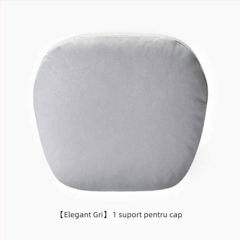 Perna pentru cap și lombară Xiaopeng P7, exterior din suede, umplutură din fibre sintetice, accesoriu auto interior personalizabil