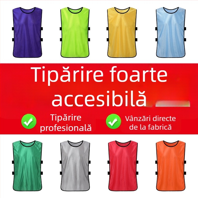 Vesta de antrenament pentru fotbal, poliester, pentru toate anotimpurile, unisex, pentru adolescenți