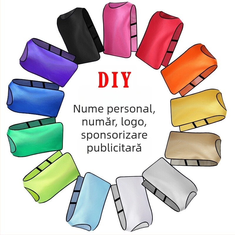 Vesta de antrenament pentru fotbal, poliester, pentru toate anotimpurile, unisex, pentru adolescenți