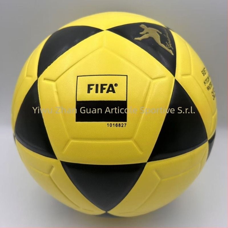 Minge de fotbal mărimea 5 pentru tineri, antrenament, distracție și jocuri cu mai mulți jucători, PU material, cusături adezive