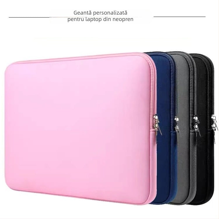 Protecție pentru laptop și iPad cu pernă de aer – impermeabilă, rezistentă la uzură, pânză de scafandru, acoperire completă, lansare primăvară 2023, unisex