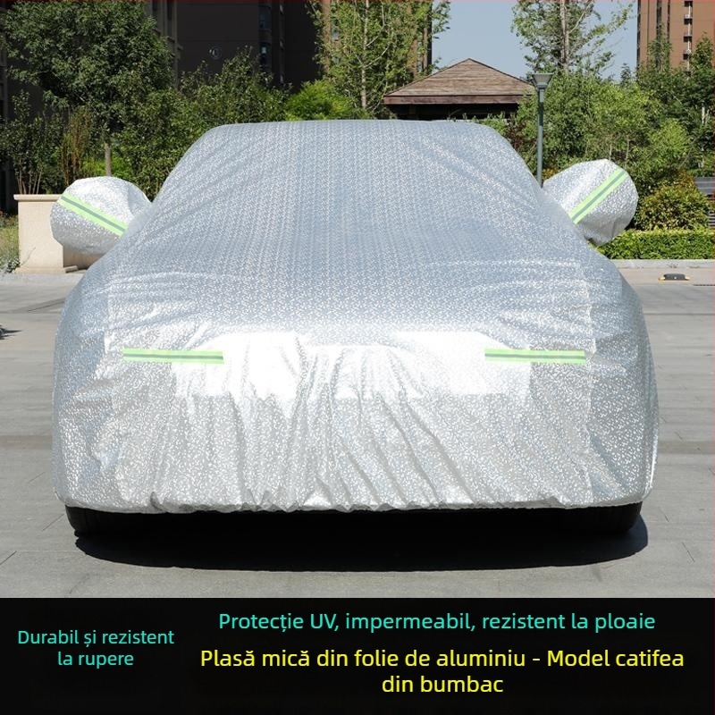 Husă auto pentru SUV — Imperial Scene, bumbac-lână, izolație îngroșată, protecție solară, compatibilă cu Volkswagen T-Roc