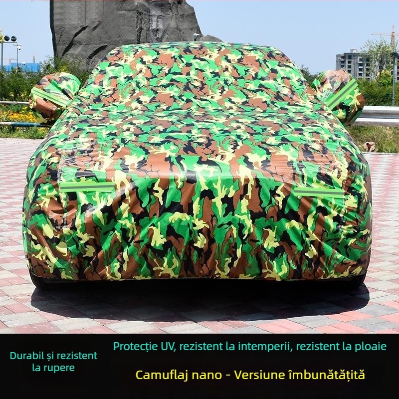 Husă auto pentru SUV — Imperial Scene, bumbac-lână, izolație îngroșată, protecție solară, compatibilă cu Volkswagen T-Roc